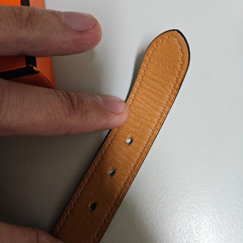 Hermes 皮手環 低調無logo-9