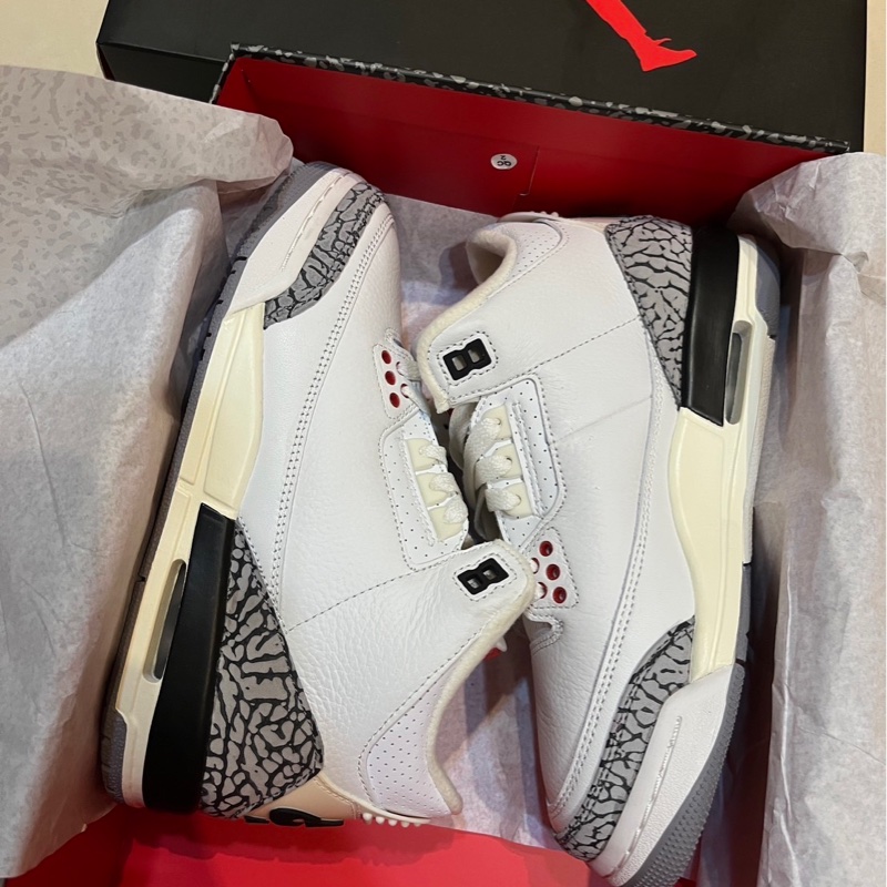 NIKE 耐吉 AIR JORDAN 3 RETRO WHITE CEMENT REIMAGINED 白水泥 女鞋-1