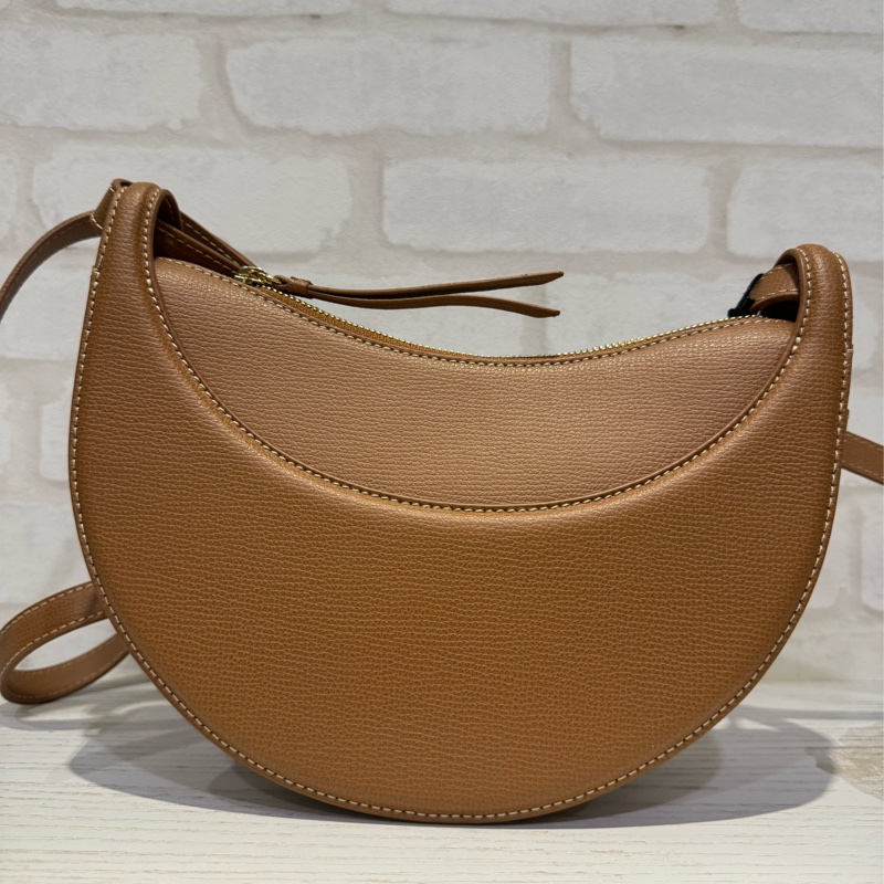 polene numero dix 半月包 半彎包 咖啡色 駝色 經典-2