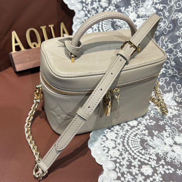 Louis Vuitton Vanity PM 大象灰老花-19