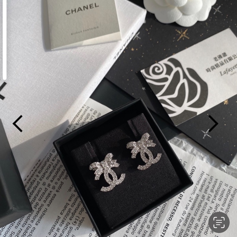 爆款🔥全新CHANEL香奈兒23S蝴蝶結雙C水鑽款-0