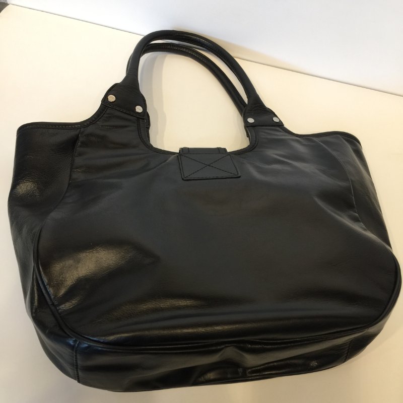 GIVENCHY 紀梵希 黑色全皮 彎月肩背包 /側肩包-2