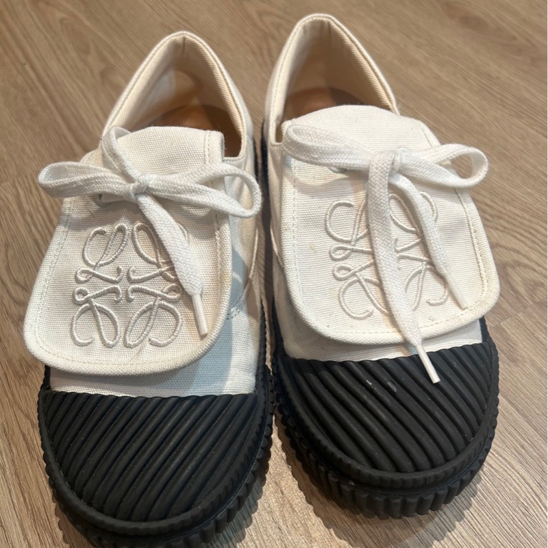 LOEWE羅威餅乾鞋Anagram Flap Sneaker-6