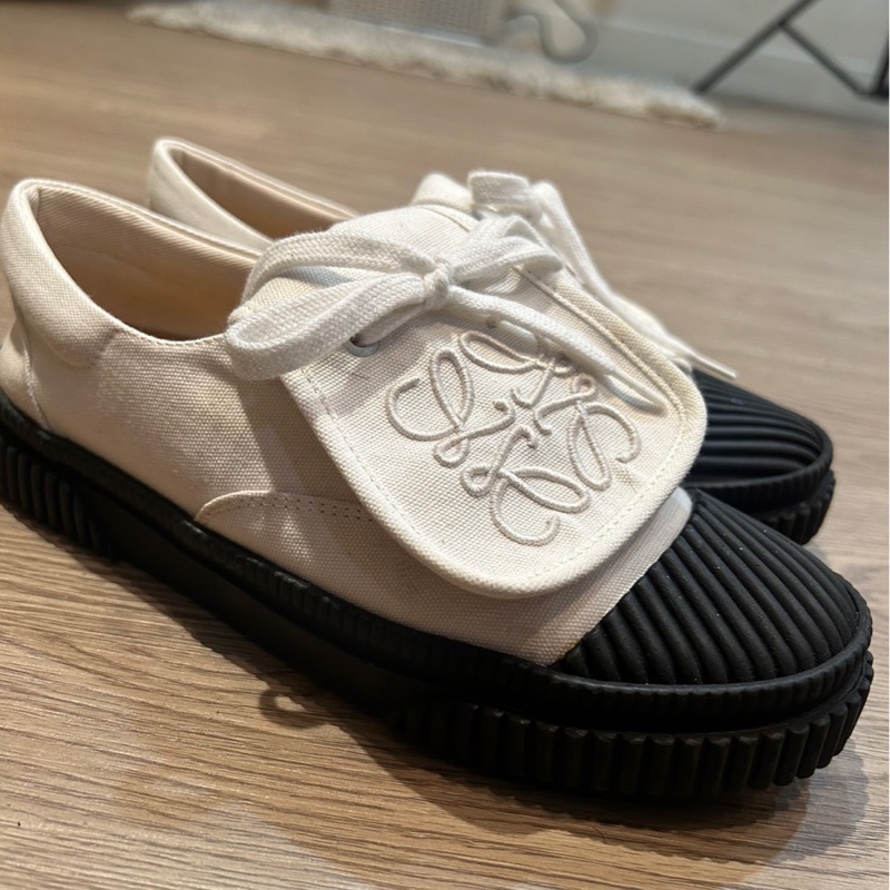 LOEWE羅威餅乾鞋Anagram Flap Sneaker-7