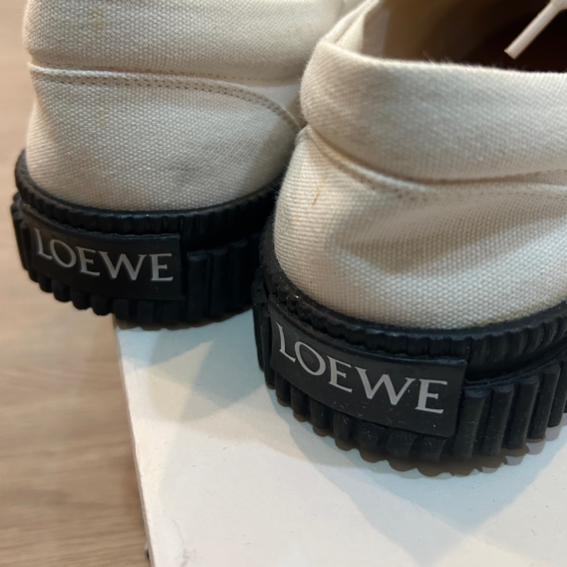 LOEWE羅威餅乾鞋Anagram Flap Sneaker-10