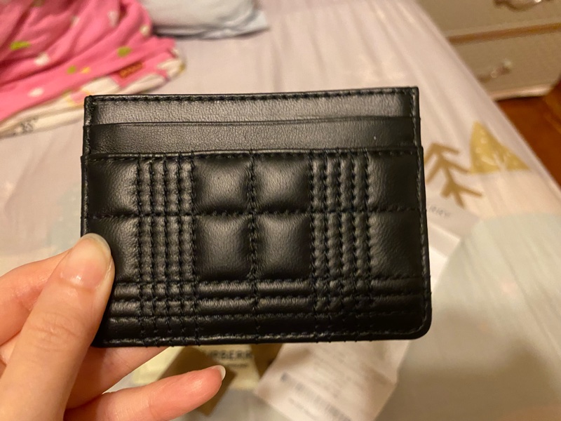 Burberry TB金色logo 卡夾 附購證 防塵袋 紙袋-3