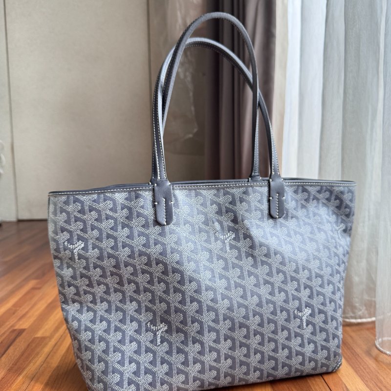 Goyard Artois Tote 灰色拉鍊托特包-4