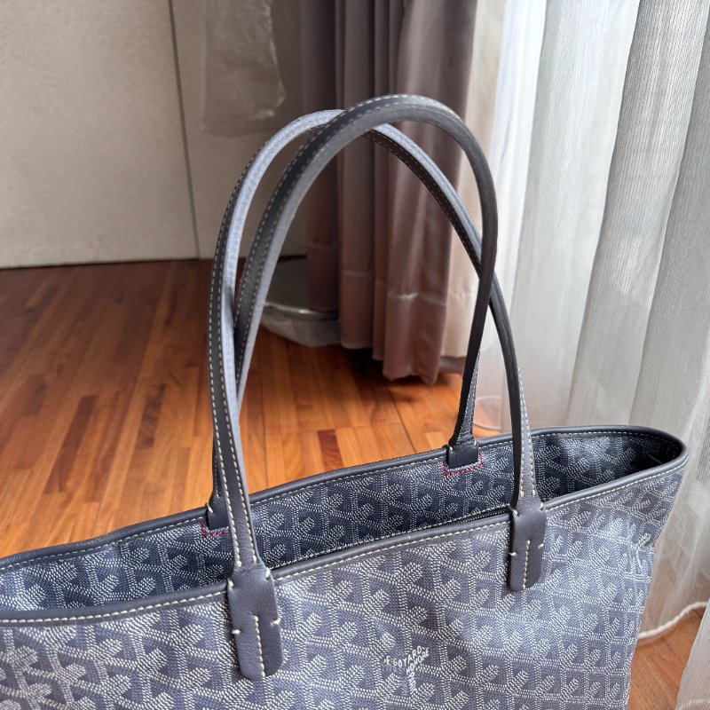 Goyard Artois Tote 灰色拉鍊托特包-5