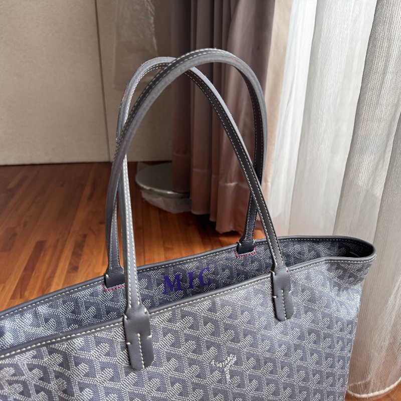 Goyard Artois Tote 灰色拉鍊托特包-6
