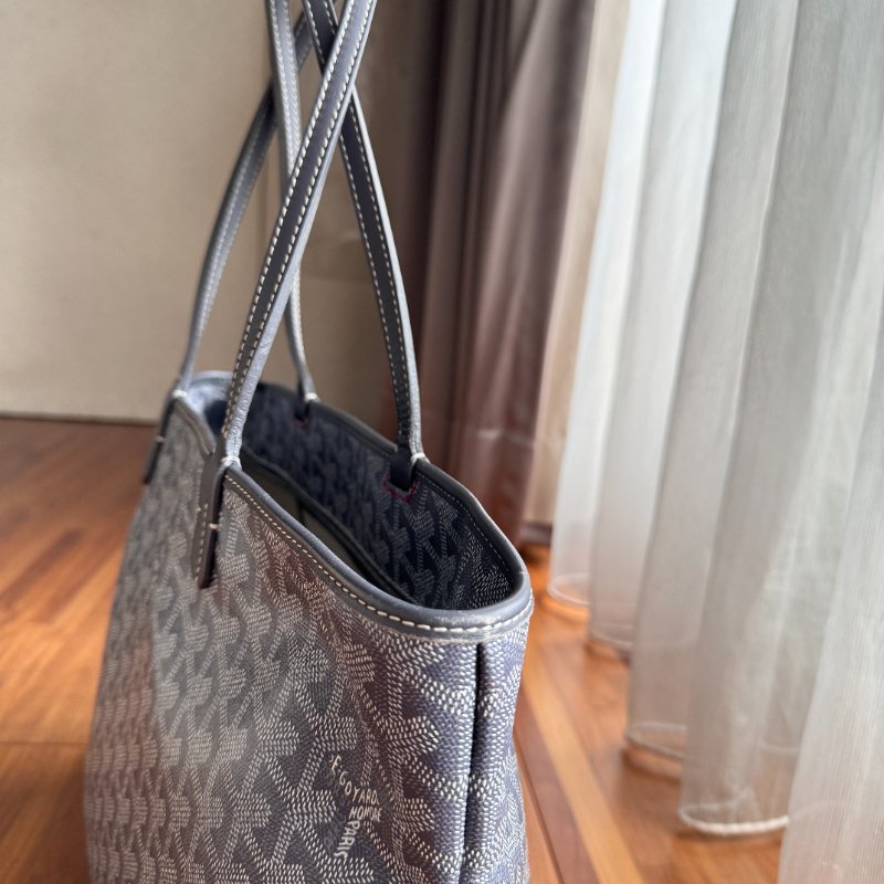 Goyard Artois Tote 灰色拉鍊托特包-7