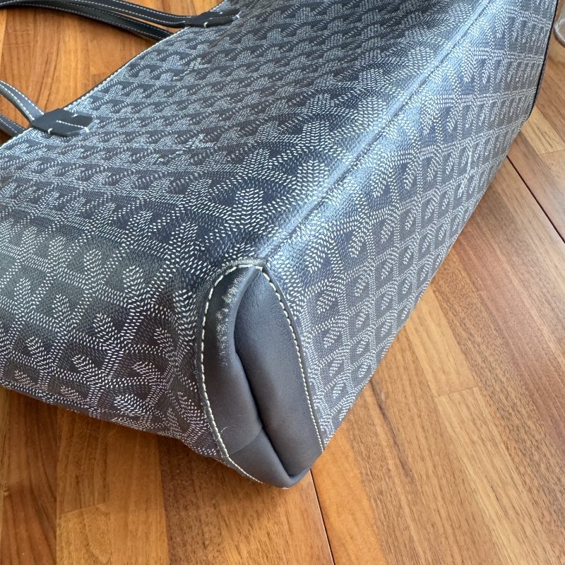 Goyard Artois Tote 灰色拉鍊托特包-10