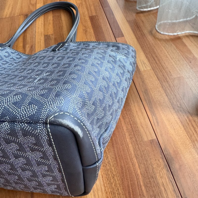 Goyard Artois Tote 灰色拉鍊托特包-12