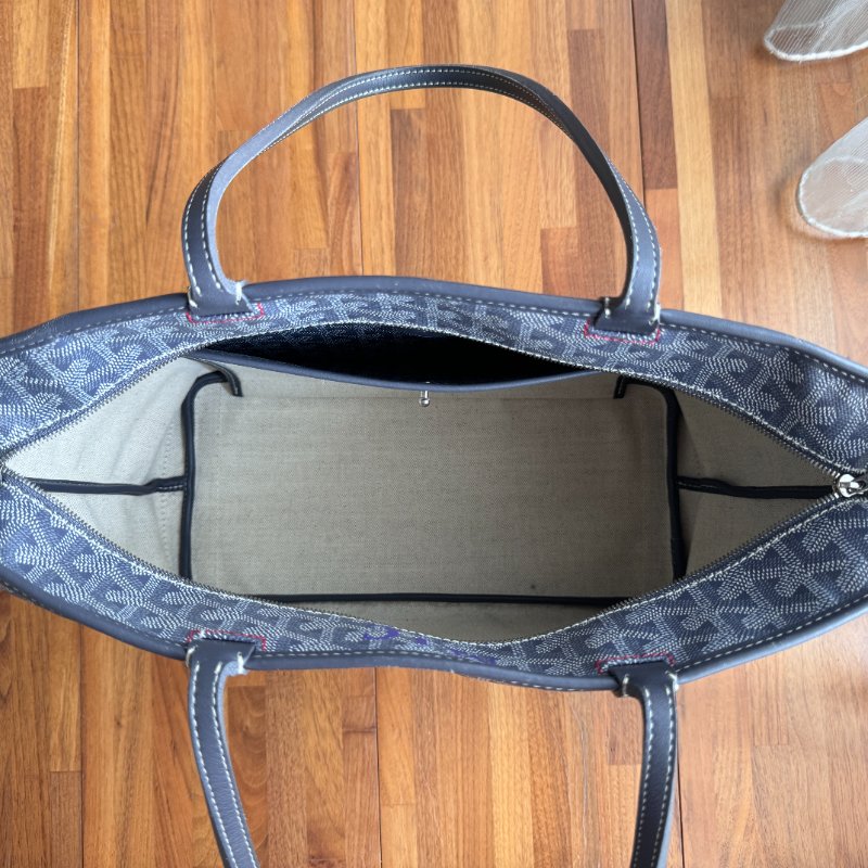 Goyard Artois Tote 灰色拉鍊托特包-14