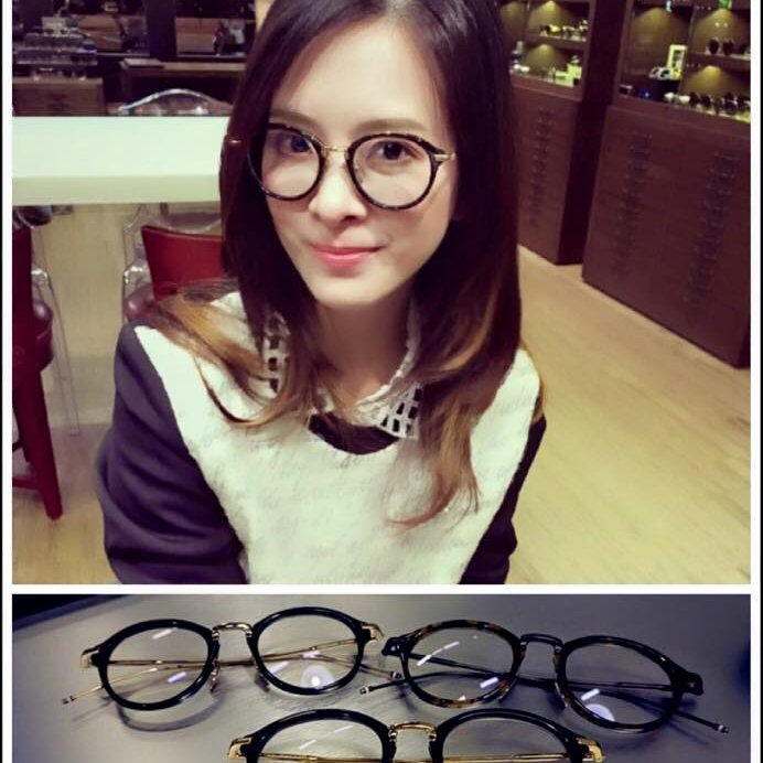 トムブラウンTHOM BROWNE.メガネ TB-011A 46size THOM BROWNE メガネ