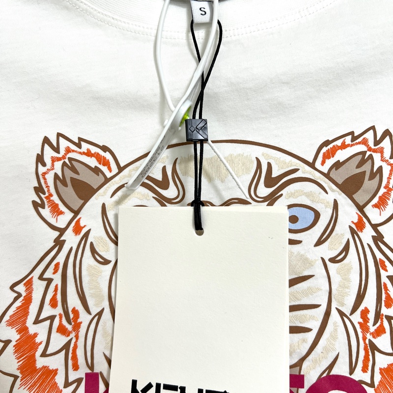 Kenzo 虎頭白色T恤-2