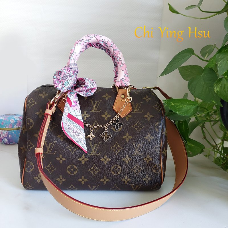 LV Speedy  25 cm 🎀實品拍照🎀  Vintage 波士頓包~二手品（不議價）-0