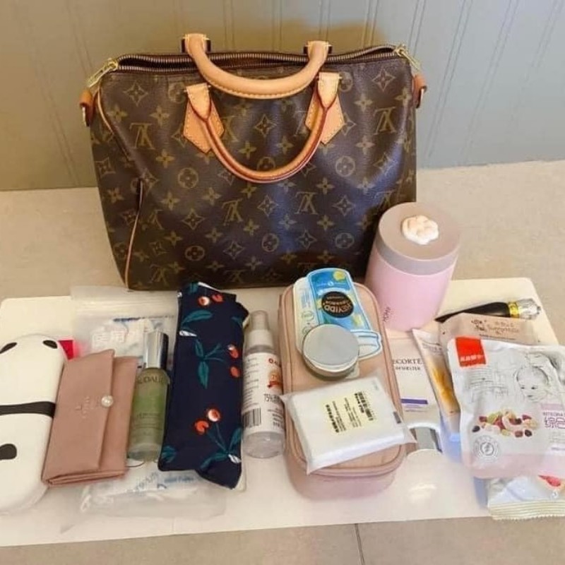 LV Speedy  25 cm 🎀實品拍照🎀  Vintage 波士頓包~二手品（不議價）-41