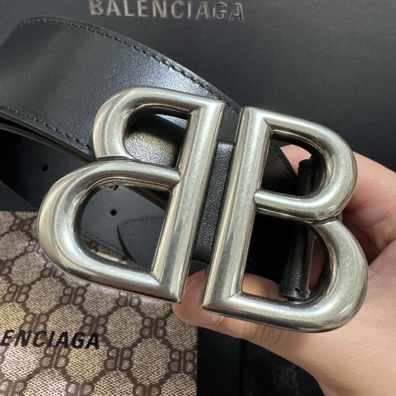 Balenciaga Gucci 聯名logo皮帶 90cm-1