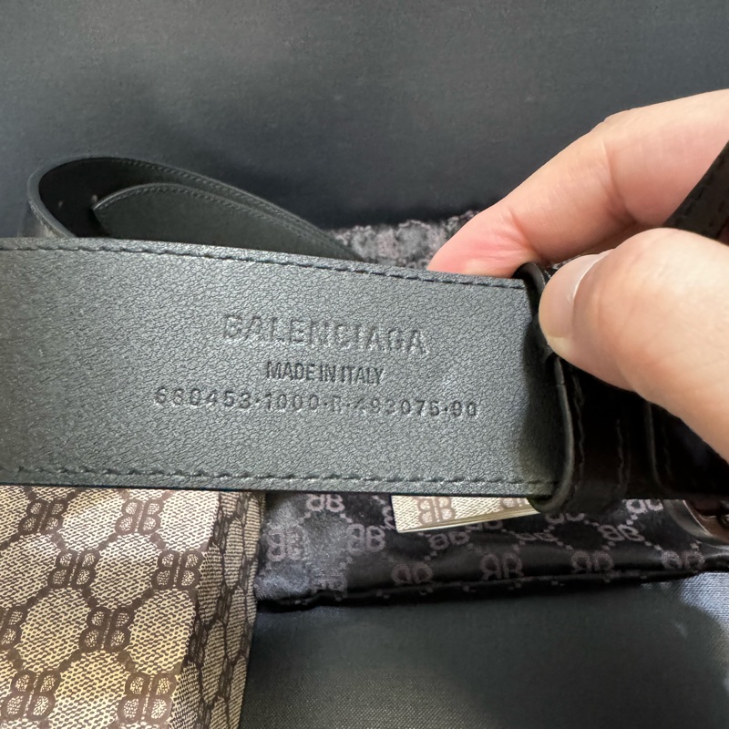 Balenciaga Gucci 聯名logo皮帶 90cm-2