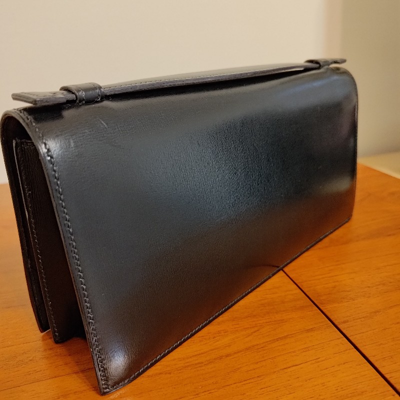 Hermes vintage box 馬車手拿包-4