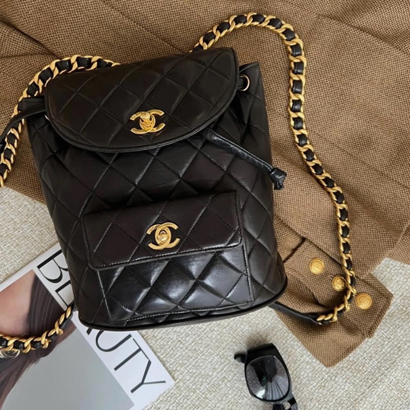 Chanel Duma vintage 後背包 （肩背包）｜PopChill 拍拍圈