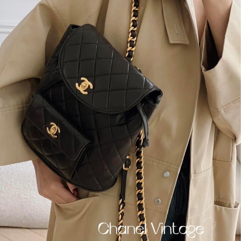 Chanel Duma vintage 後背包 （肩背包）｜PopChill 拍拍圈