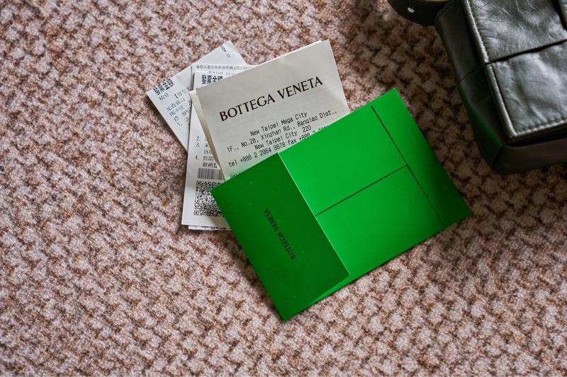 Bottega Veneta - Cassette Belt Bag 編織包 墨綠色 接近全新 二手 BV-3