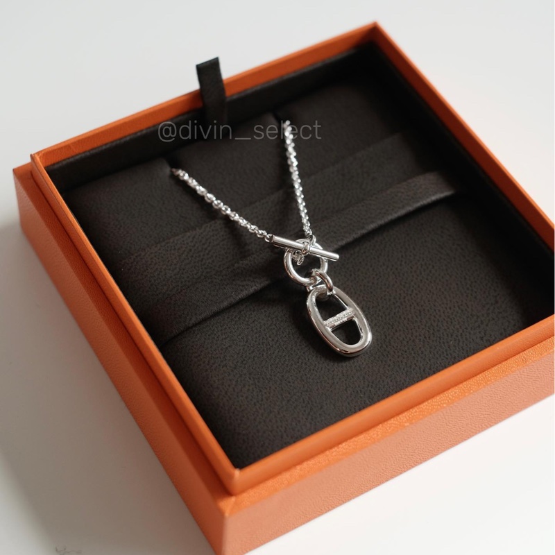 Hermès  Chaine d’ancre pendent 豬鼻項鍊-1