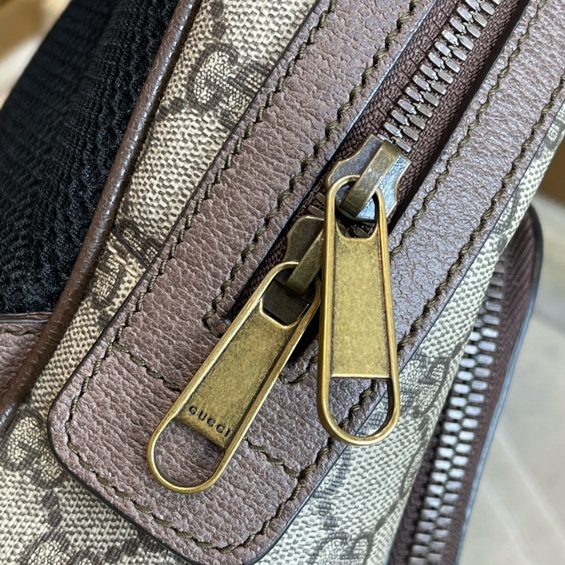 GUCCI ophidia GG原花小款後背包🩶精緻質感-5