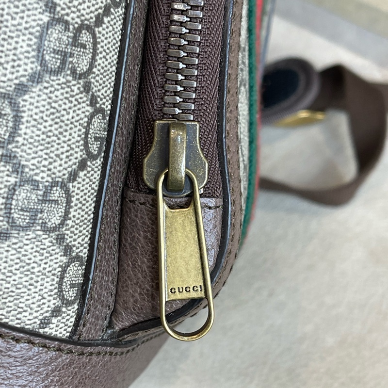 GUCCI ophidia GG原花小款後背包🩶精緻質感-6