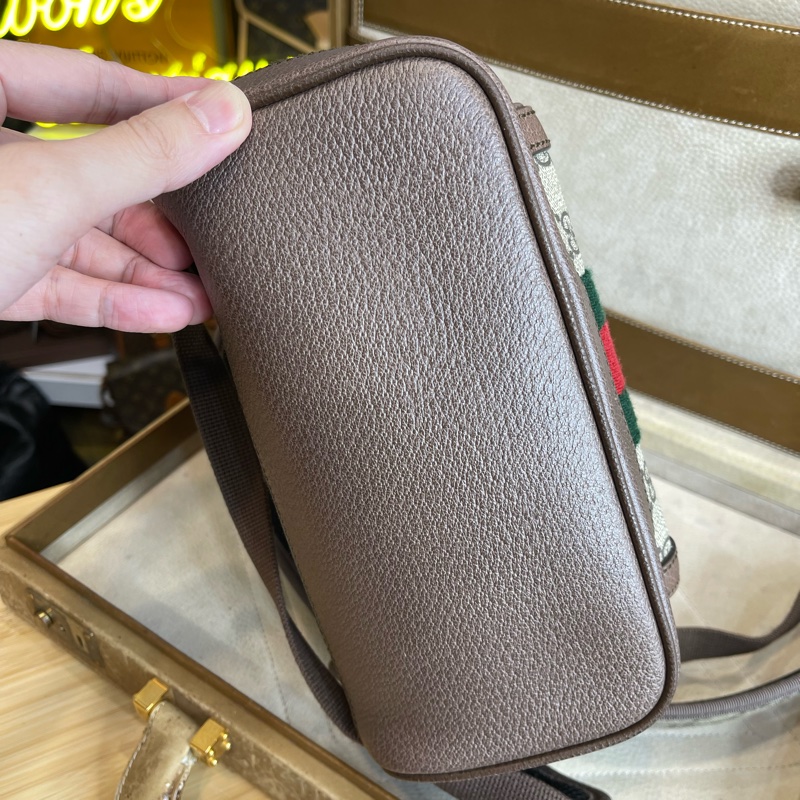 GUCCI ophidia GG原花小款後背包🩶精緻質感-12