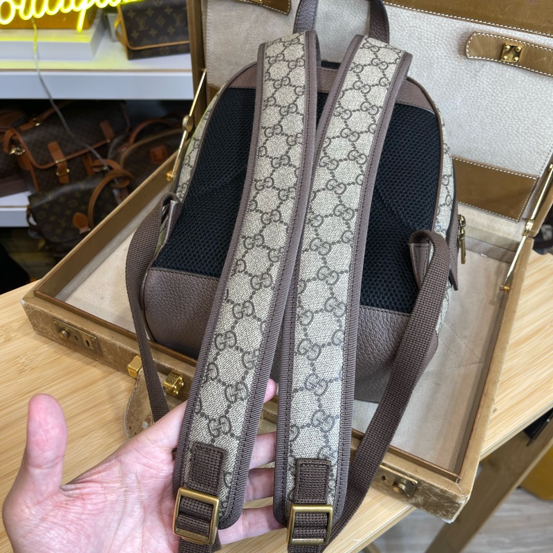 GUCCI ophidia GG原花小款後背包🩶精緻質感-18