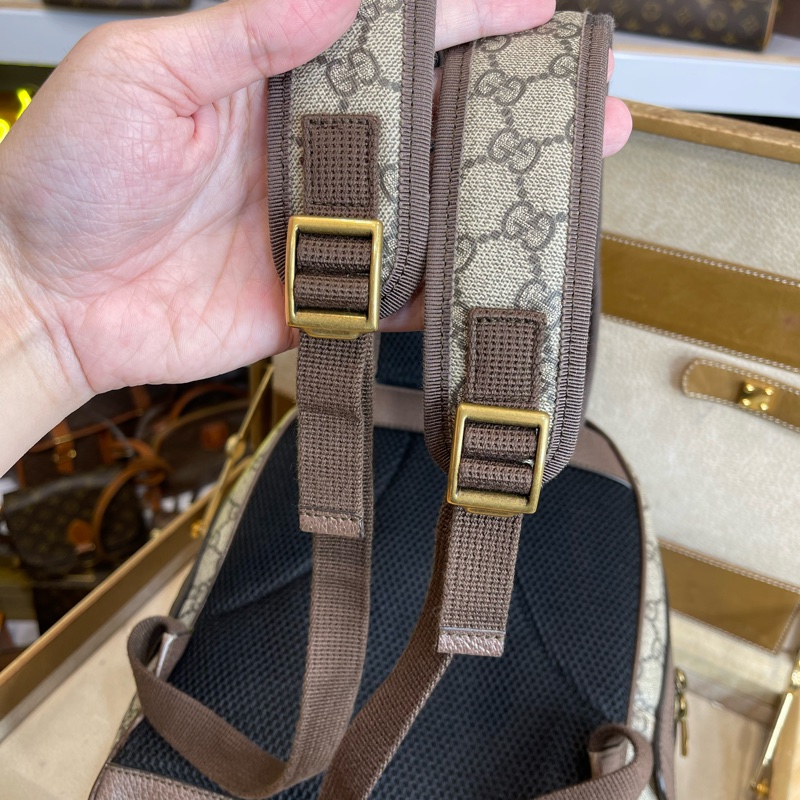 GUCCI ophidia GG原花小款後背包🩶精緻質感-19