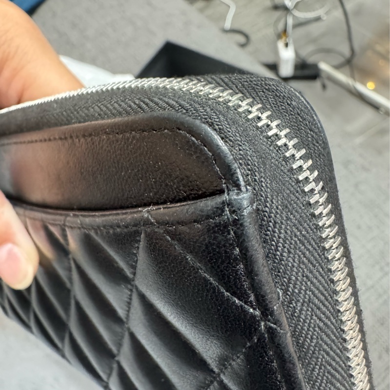 CHANEL 拉鏈長夾(芯片款)-12