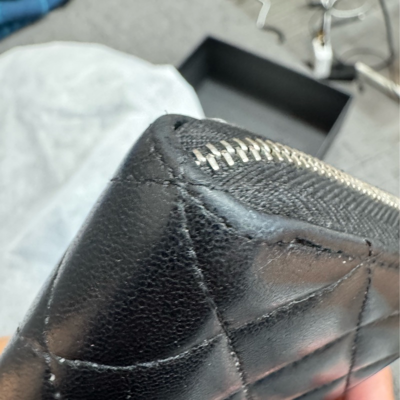 CHANEL 拉鏈長夾(芯片款)-17