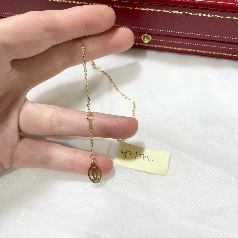 ❌已售出❌Cartier D’AMOUR 卡地亞0.09克拉單鑽手鍊玫瑰金-12