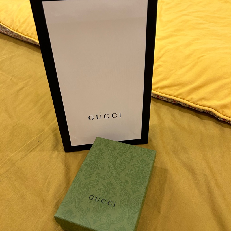 Gucci 護照夾/全皮革/深咖-14