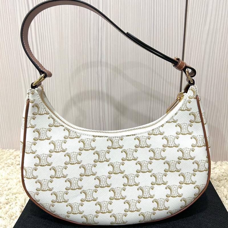 Celine ava TRIOMPHE帆布AVA手袋 老花 腋下包 肩背包-1