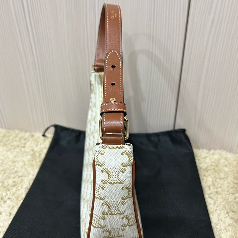 Celine ava TRIOMPHE帆布AVA手袋 老花 腋下包 肩背包-2