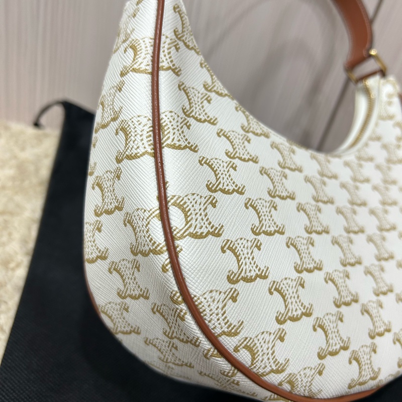 Celine ava TRIOMPHE帆布AVA手袋 老花 腋下包 肩背包-5