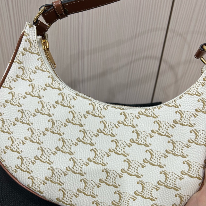 Celine ava TRIOMPHE帆布AVA手袋 老花 腋下包 肩背包-6