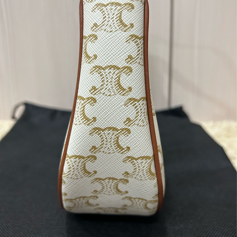 Celine ava TRIOMPHE帆布AVA手袋 老花 腋下包 肩背包-7