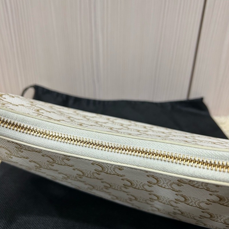 Celine ava TRIOMPHE帆布AVA手袋 老花 腋下包 肩背包-8