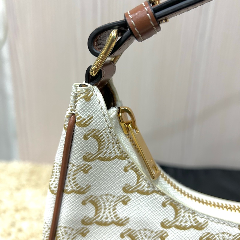 Celine ava TRIOMPHE帆布AVA手袋 老花 腋下包 肩背包-12