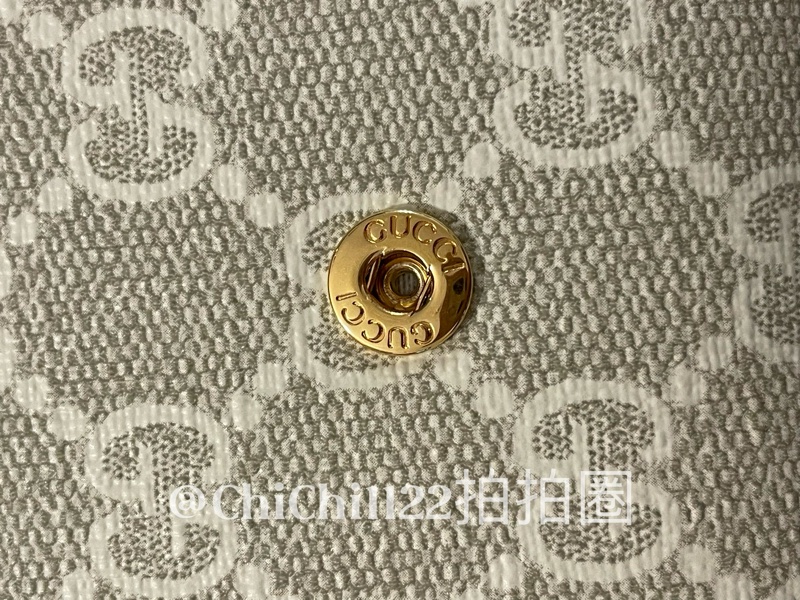 Gucci 日本限定花色 短夾 燕麥粉 「全新閒置」-4