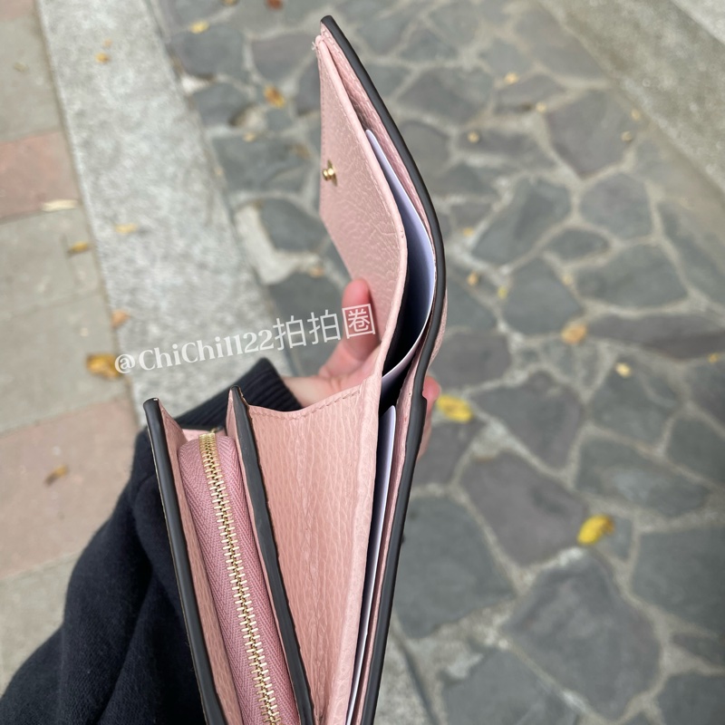 Gucci 日本限定花色 短夾 燕麥粉 「全新閒置」-9