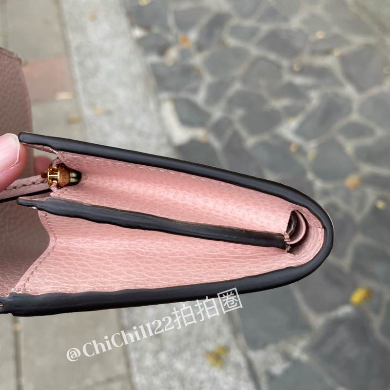 Gucci 日本限定花色 短夾 燕麥粉 「全新閒置」-10