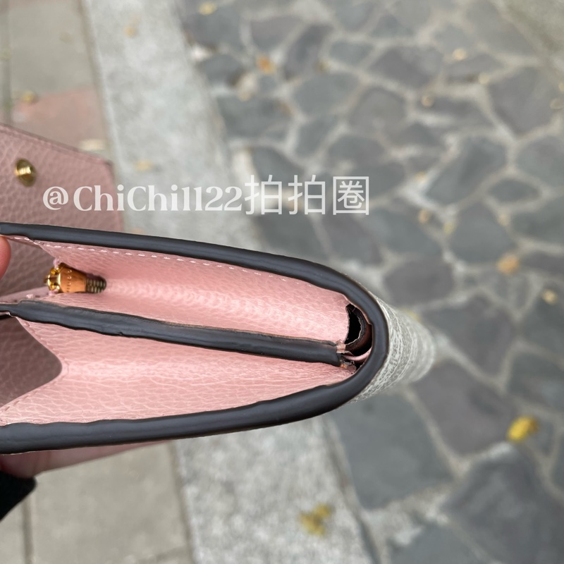 Gucci 日本限定花色 短夾 燕麥粉 「全新閒置」-11