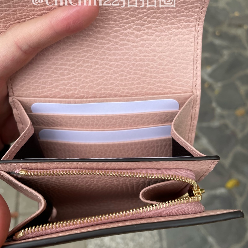 Gucci 日本限定花色 短夾 燕麥粉 「全新閒置」-12