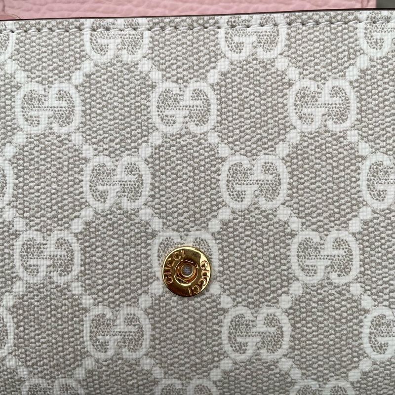 Gucci 日本限定花色 短夾 燕麥粉 「全新閒置」-15